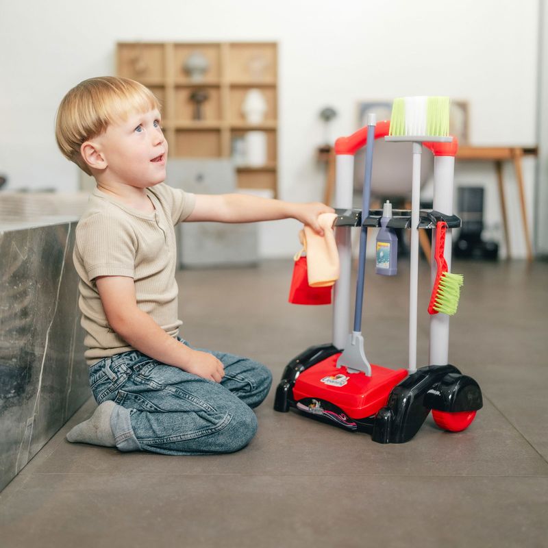 Rengjøringsvogn med flere deler | Lekesett | Mumuru
