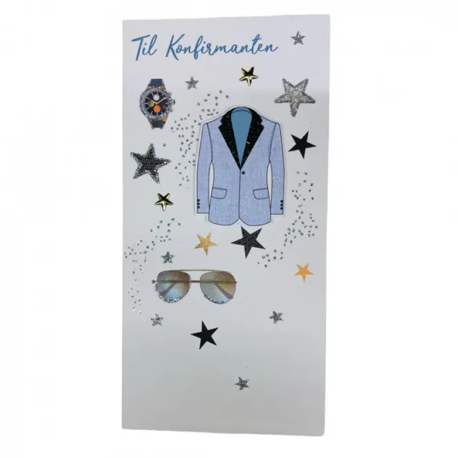 Hovedbilde Konfirmasjonskort dobbelt 22x11cm | Flere varianter