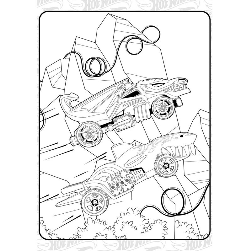 Hot Wheels gigantisk tegnebok 192 sider | Kreativ moro for barn