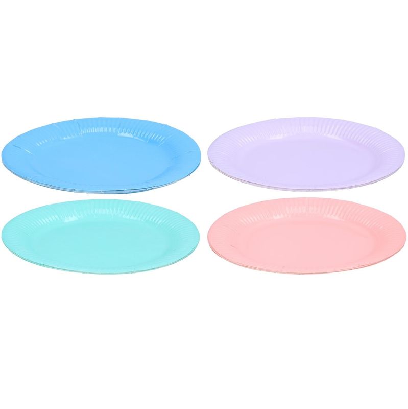 Engangstallerken papp 23cm pastell 6pk | Fest og bursdag