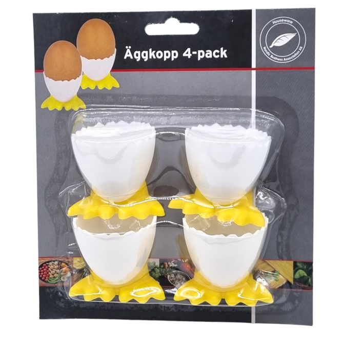 Hovedbilde Eggeglass I Plast 4pk 
