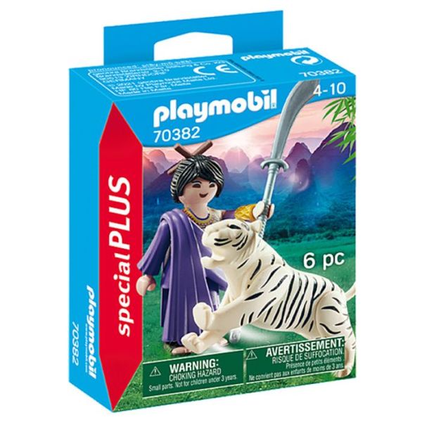 Playmobil Special Plus - Kriger med tiger 70382
