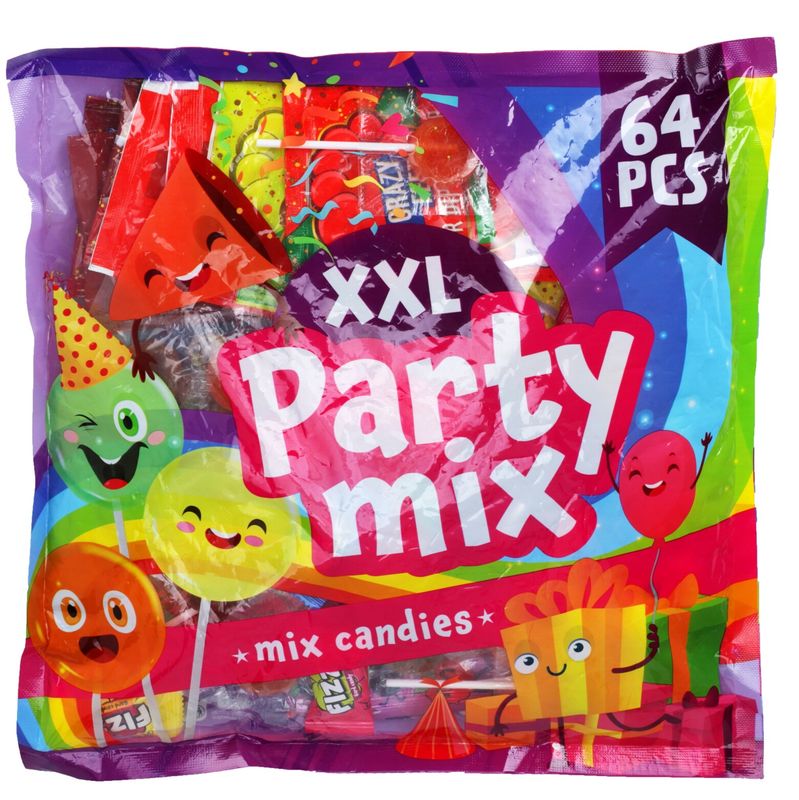 Becky's Party Mix Bag 64pk 500g | Storpakk Godteri 