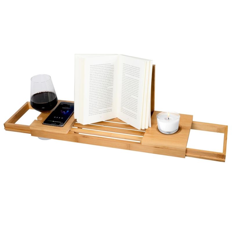 Bambus Badekarbrett- Justerbart fra 50-92 cm | Stødig 