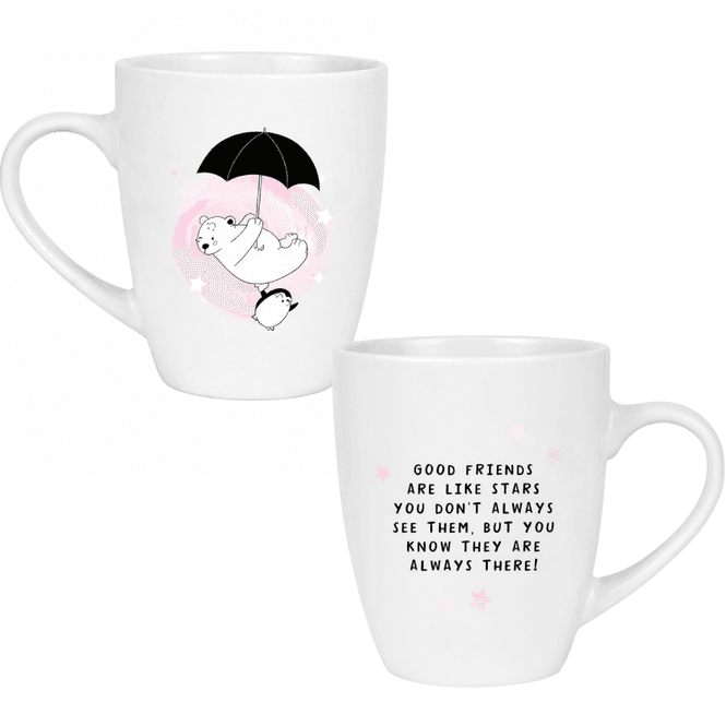 Hovedbilde Tinka krus Good friends are like stars | Isbjørn og pingvin