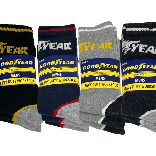 Goodyear work socks 3-pk | Flere Farger 39-46