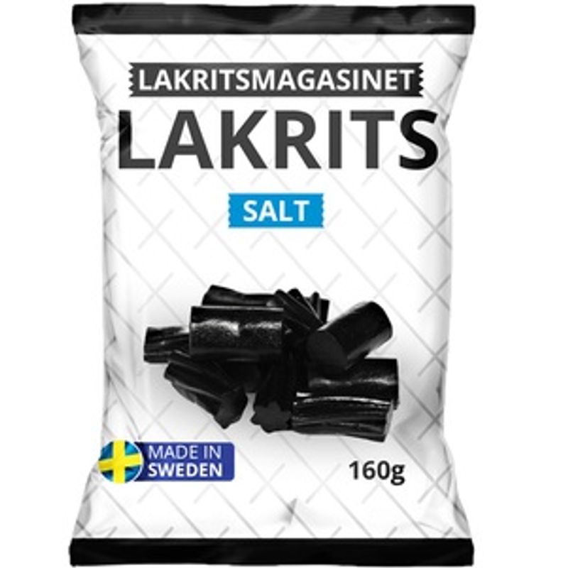  Salt Lakris 140g | Smakfull premiumlakris | Lakritsmagasinet