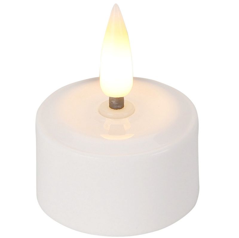 Oppladbare telys med LED 4stk (uten lader)