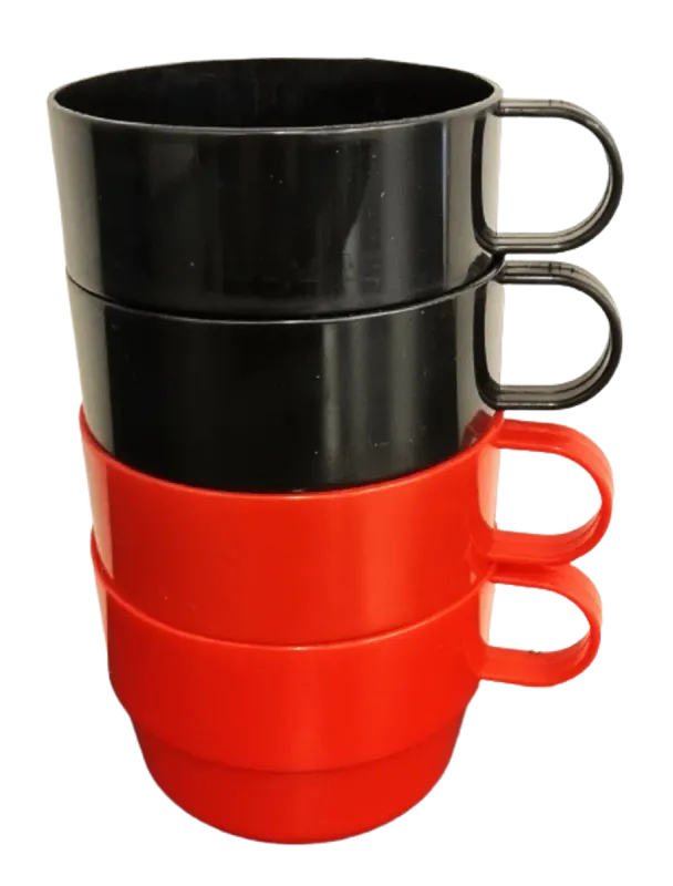 Kaffekopper 4pk ass farger 