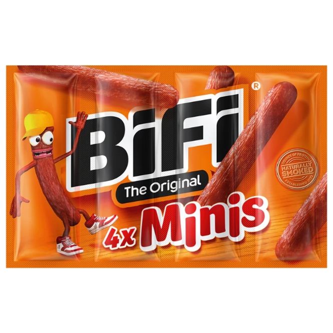 Hovedbilde BiFi Minis 4x10g | Datodeal | Små salamisnacks med mye smak