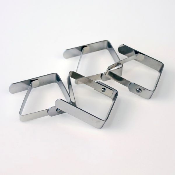 Dukklemmer 4pk Rustfritt Stål