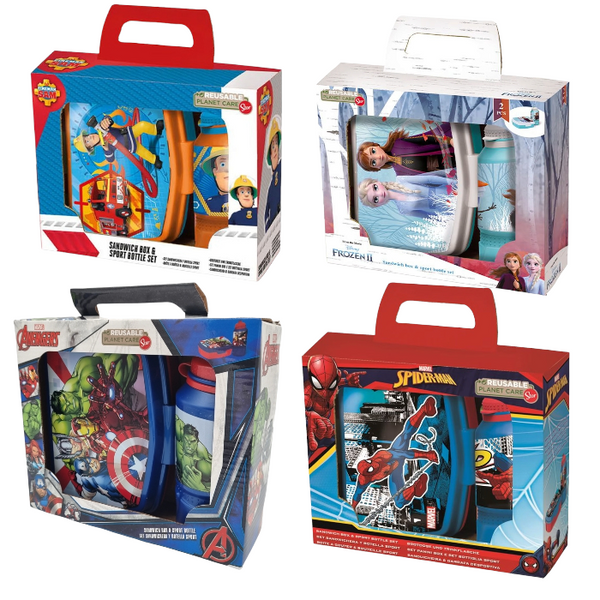 Matboks og Drikkeflaske Gavesett 420ml - Stort Utvalg