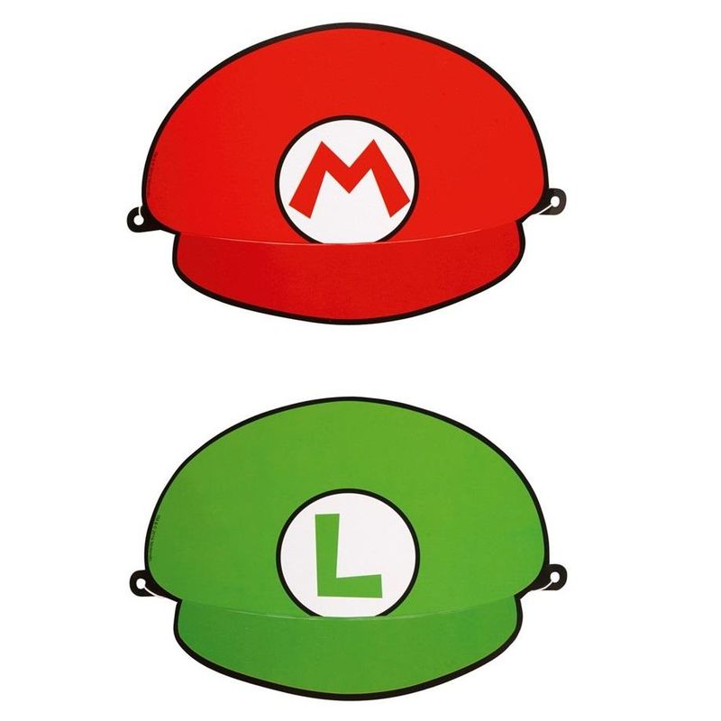 Super Mario Partyhatter 8pk