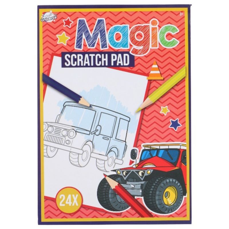 Magic Scratch Pad 24 sider A5 | 6 ulike varianter