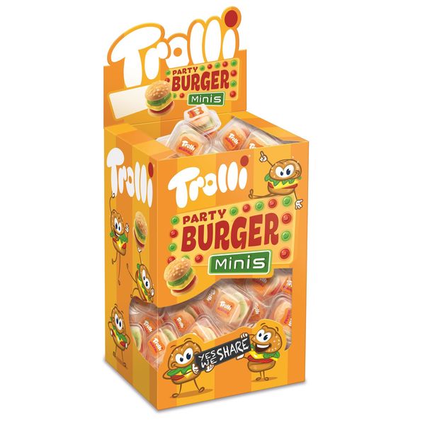 Trolli Mini Burger 80 stk