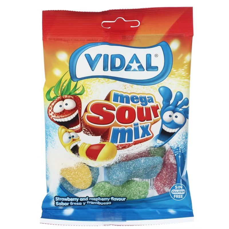 Vidal Mega Sour Mix 90g