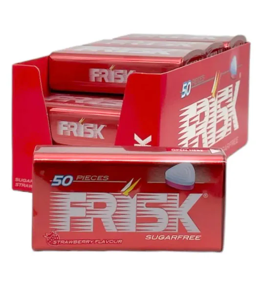 Datodeal | Frisk Tin Strawberry 12x35g | Storpakk