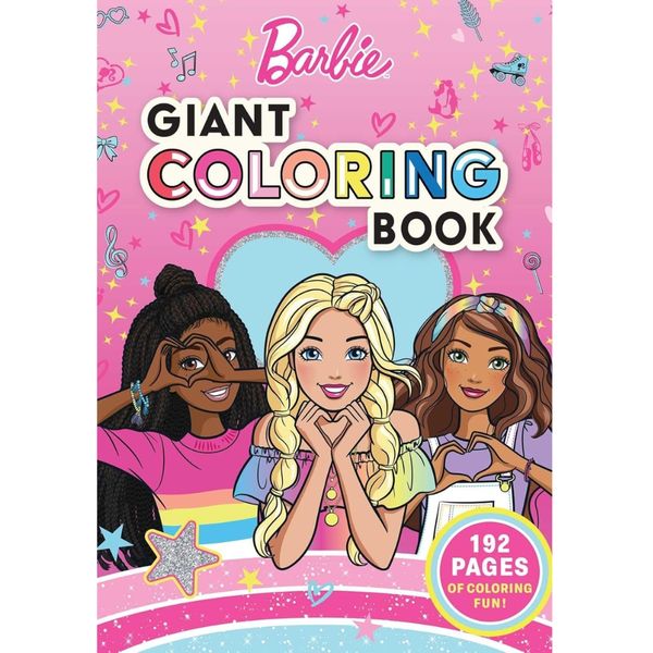 Barbie gigantisk tegnebok 192 sider | Kreativ fargeleggingsbok
