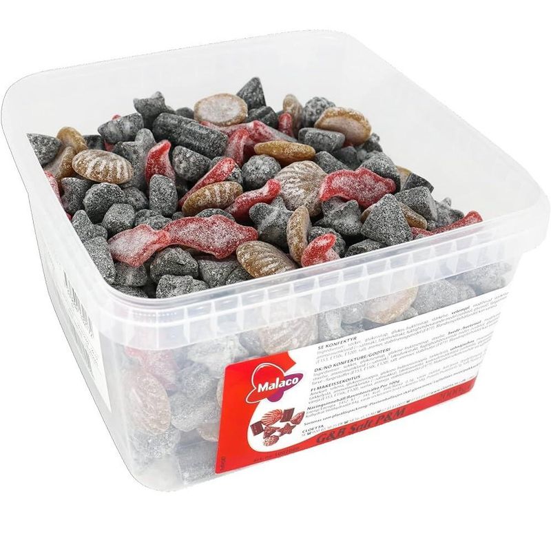 Malaco Godt & Blandet Salt 2kg | Storpakk