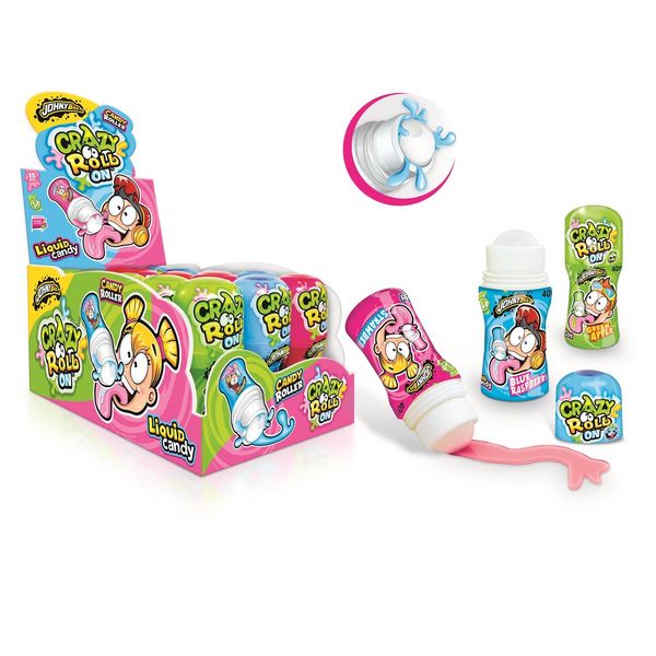Johny Bee Crazy Roll On | Surt Godteri 48g