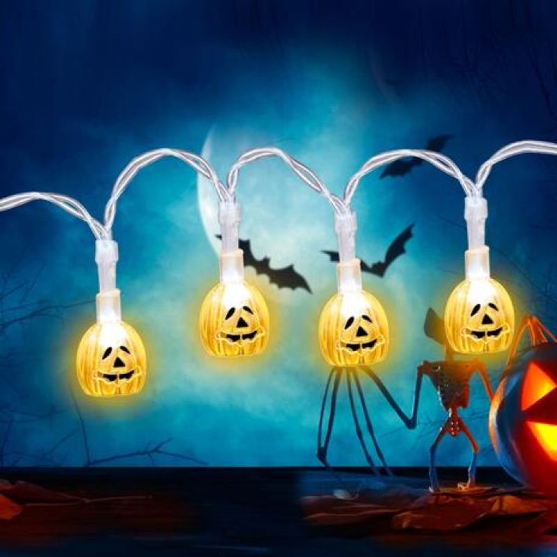 Grundig Halloween Lyslenker 10 LED  | 4 ass