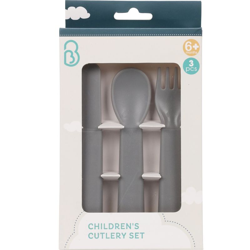 Bestikksett for barn 3 deler | Trygg plast og flere farger