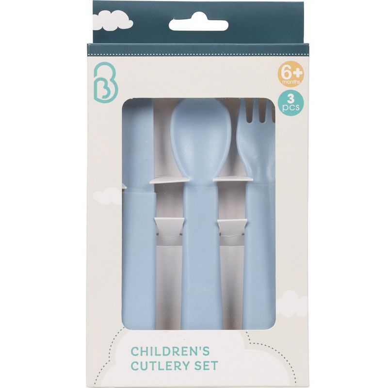 Bestikksett for barn 3 deler | Trygg plast og flere farger