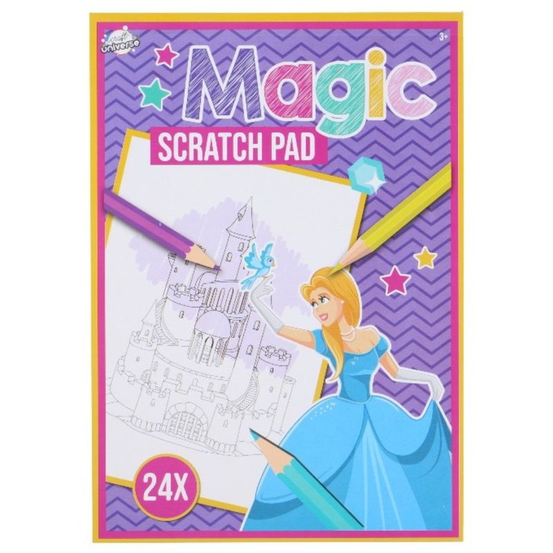 Magic Scratch Pad 24 sider A5 | 6 ulike varianter