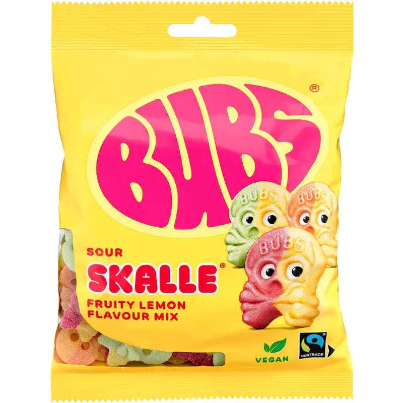 Bubs Hodeskaller 90g | Flere smaker