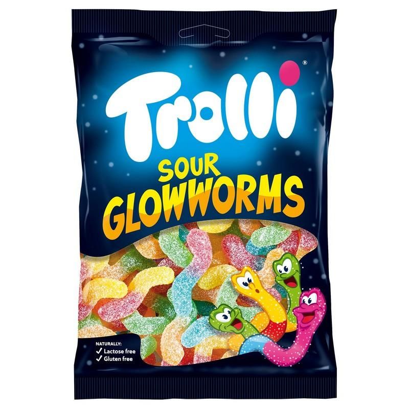 Trolli Sour Glow Worms 200g