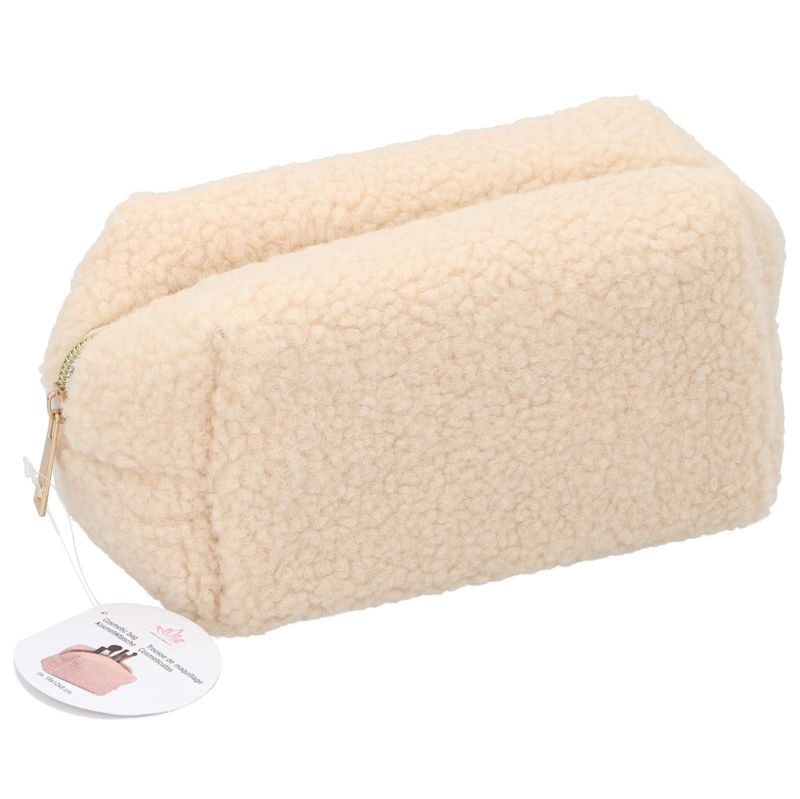 Teddy kosmetikkveske 16x12x8cm | Myk sminkepung