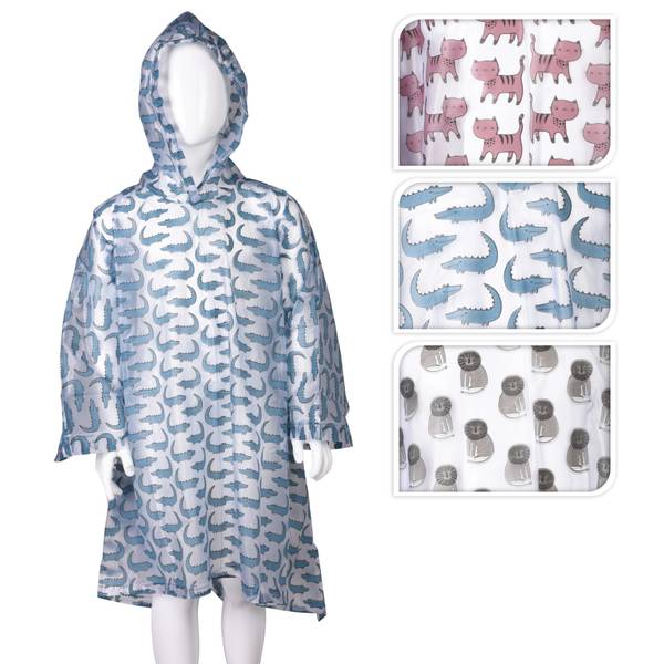 Bilde av Oem regnfrakk poncho for barn